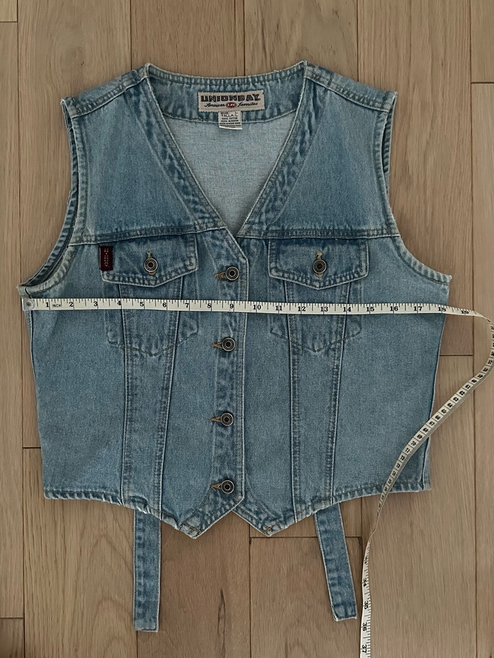 Sold 😍 Vintage Unionbay Jean denim vest - Picture 6 of 15